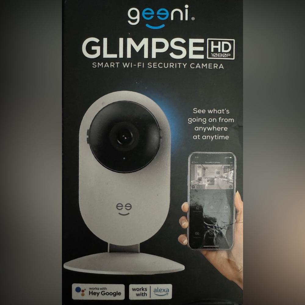NWOT GLIMPSE HD 1080P SMART WIFI SECURITY CAMARA
